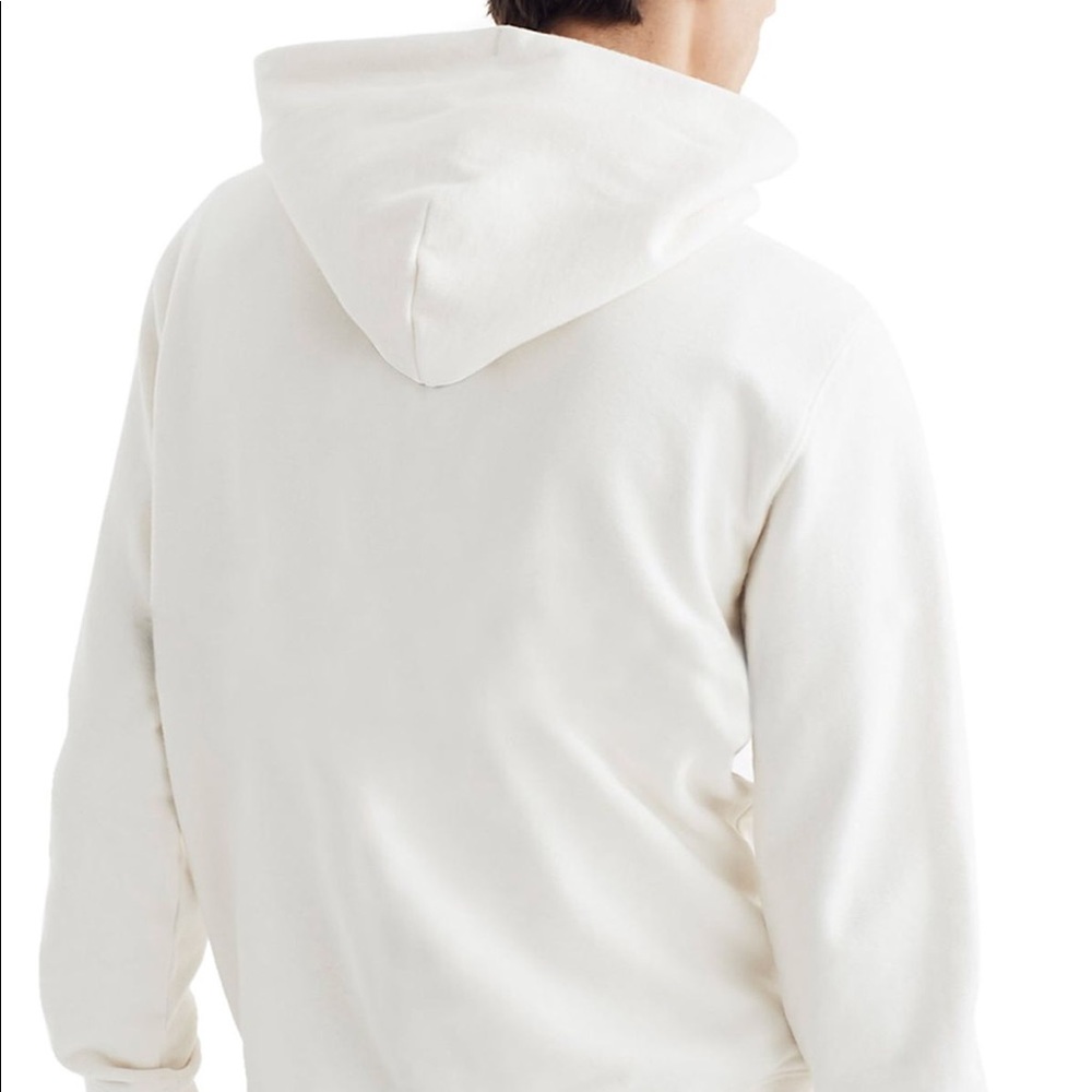 MADEWELL | Men’s hooded sweatshirt in white